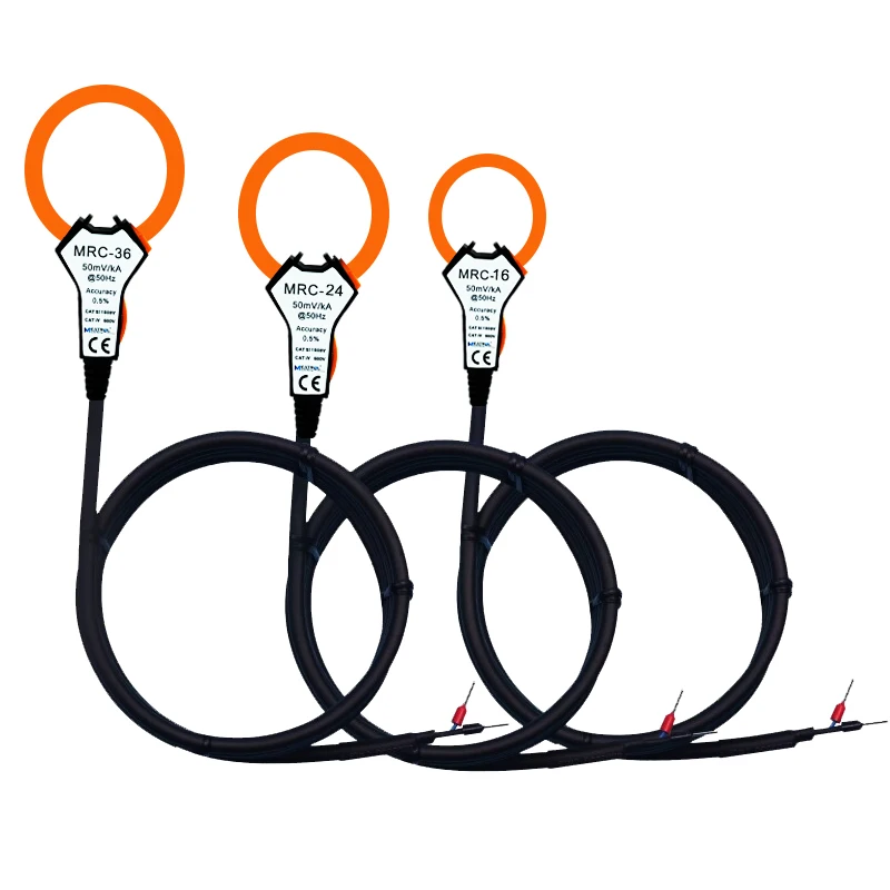 MRC-36 Compact Portable 36mm Rogowski Coil Current Transformer for Power Analysis and Current Sensing