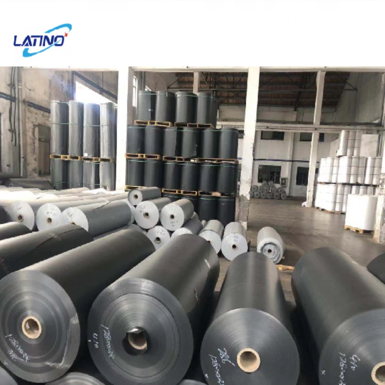 Vacuum Forming Rigid Matte Black PVC Plastic Film for Cooling Tower Fill