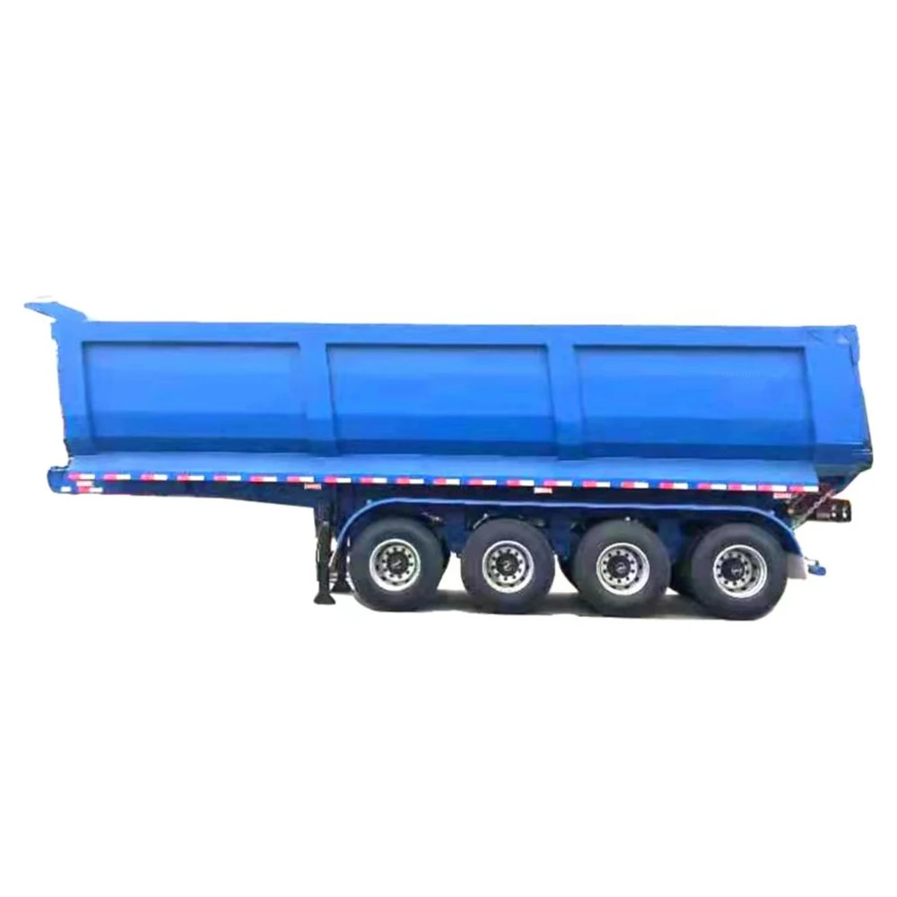 40 Ton 60ton Dump Trailer Used for Coal Transportation and Ore Transportation Is Sold After The Dump Trailer