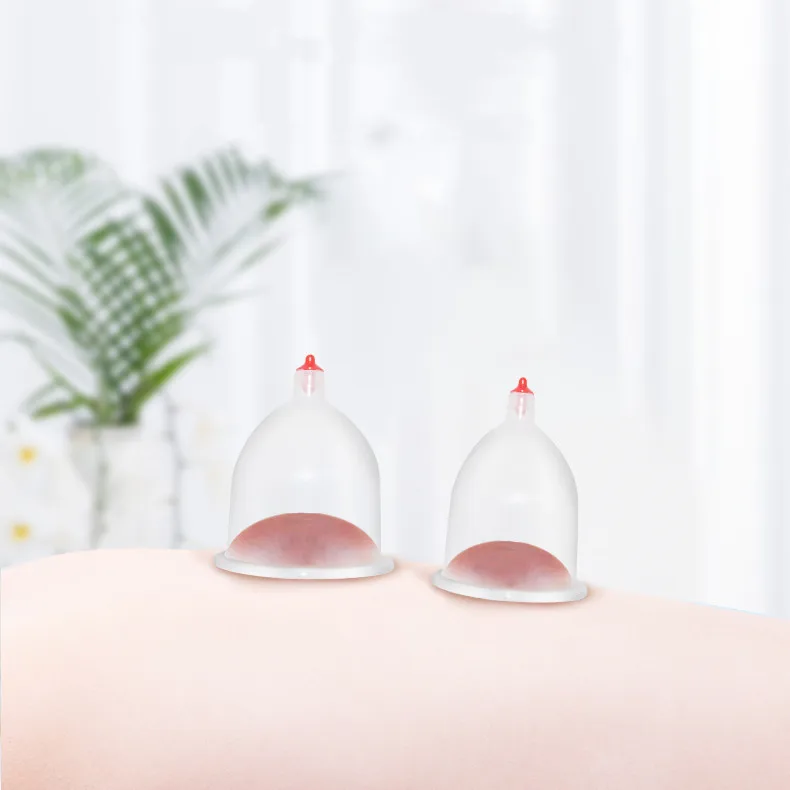 Sterilized Plastic PC AS Vacuum Cupping Set Ventosa Therapy Massage  Disposable Pack Hijama Cups