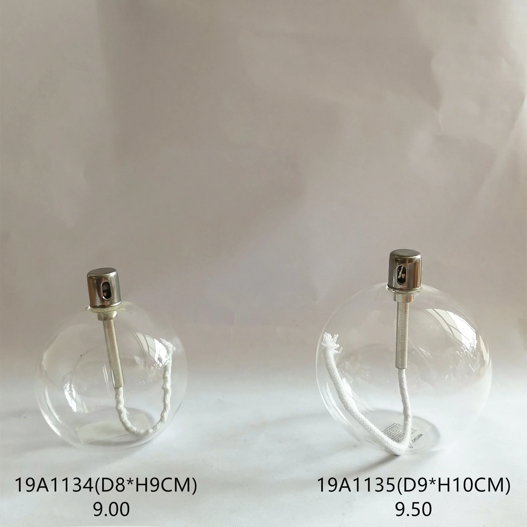 Wholesale Handmade Mouthblown Glass Oil Lamp