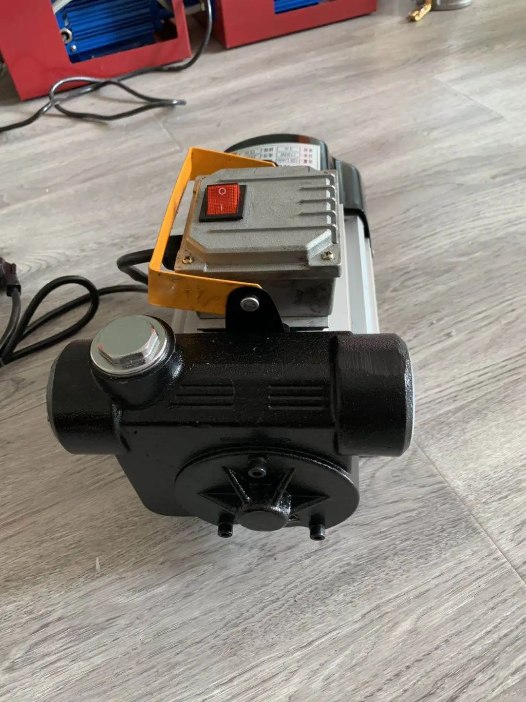 AC220V mini electric oil fuel transfer pump motor oil pump for fuel dispenser