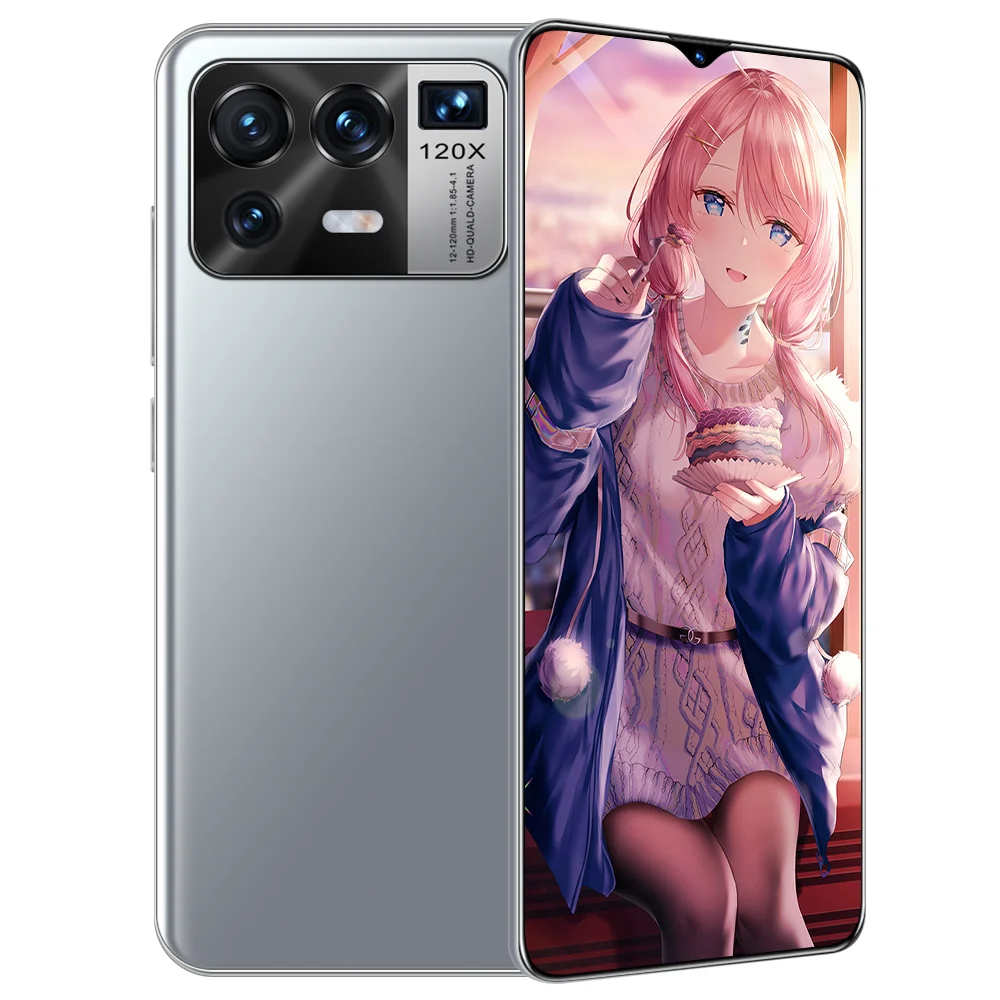 Фабрика глобальная версия XAOMi 6 7 дюймов M12 Pro смартфон 16 ГБ + 512 полный экран мобильного на палец для телефона/Уход за кожей лица Unclock