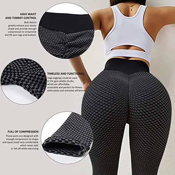 
tiktok Scrunch butt gym pants belt high elastic sportswear sports exercise yoga pants leggings 
