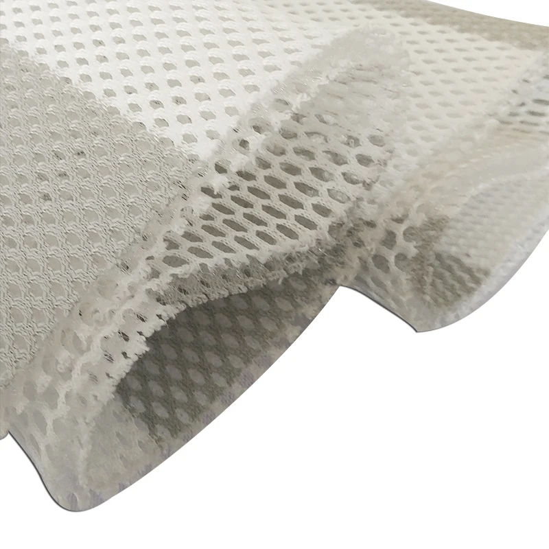 5-7mm Gray stripe New Design Air Mesh Sandwich fabric for The mattress