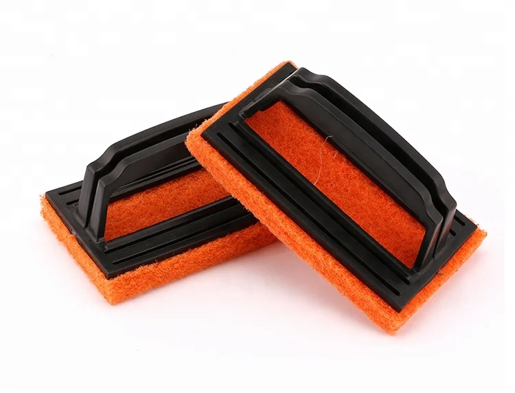 Оптовая продажа многоцелевой настраиваемый кухонный чистящий коврик Чистящая Щетка с ручкой