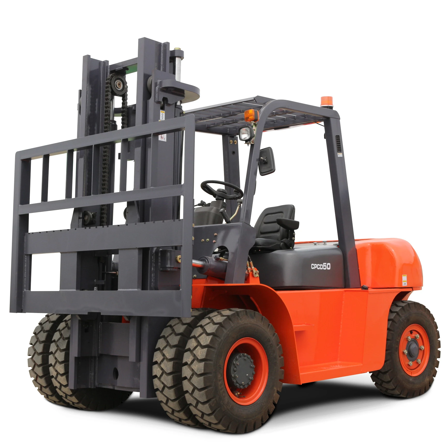 Double wheel 5 Ton Heavy Duty Forklift Truck  CE certified forklifts