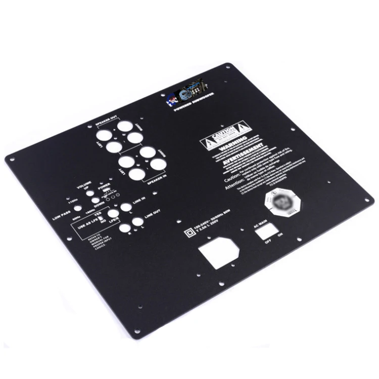 
CNC Milling Machining Anodized Aluminum Custom Front Panel 