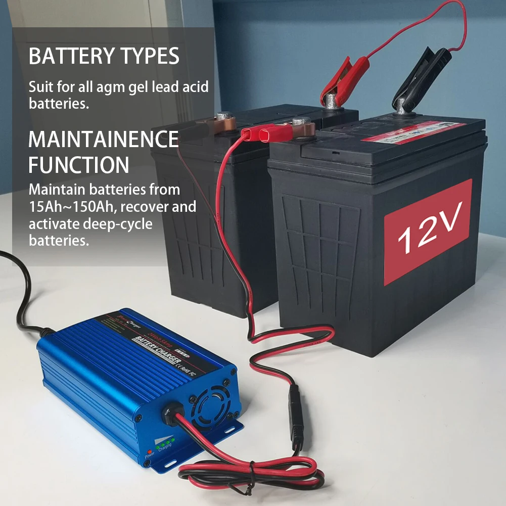 GEL VRLA SLA  Automatic 24v Battery Charger 12v24v