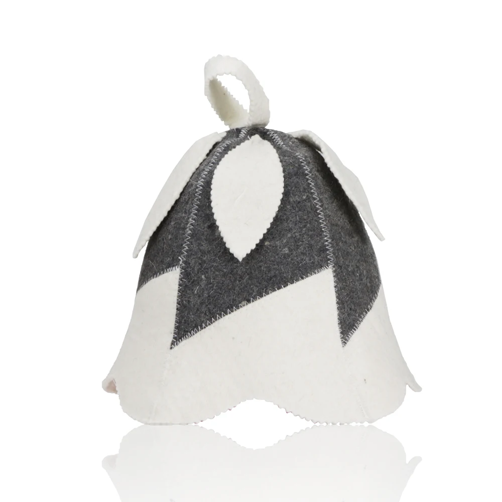 Personalized sauna hat viking russian  for men bath sauna hat for man 100% wool felt sauna hat 100% wool felt