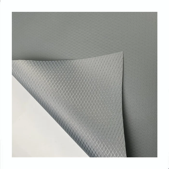 Christmas 200D 100%  Polyester Oxford Waterproof PU Coated Recycled CPAI-84  Flame Retardant Fabric For Umbrella