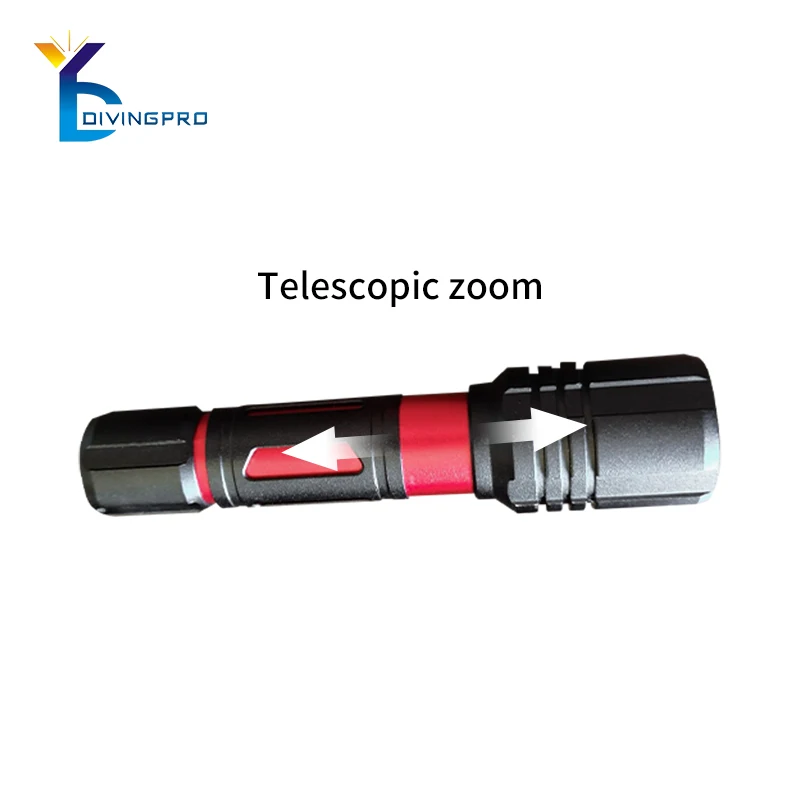 130lm dimmable flashlight security tactical camping emergency waterproof LED flashlight