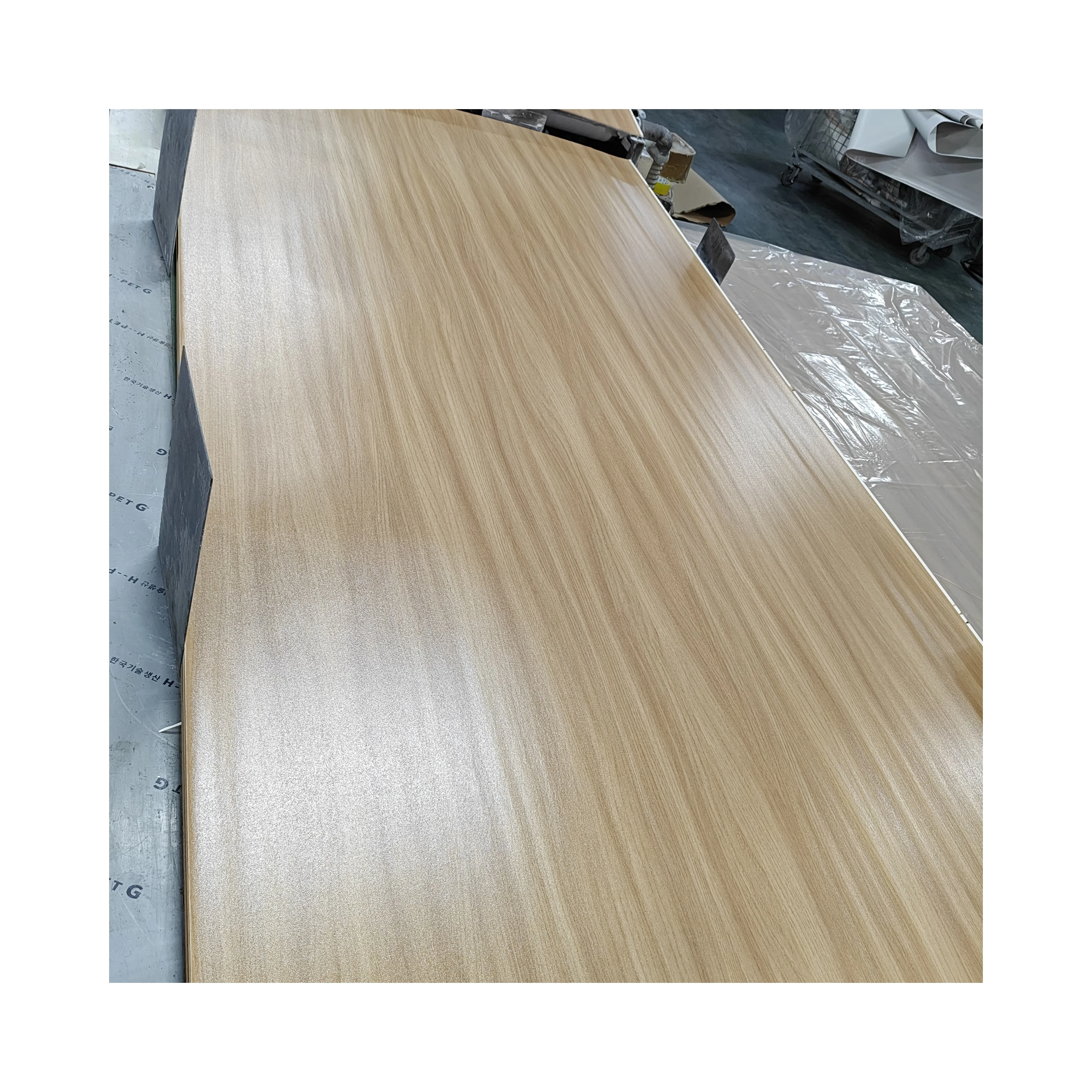 Pvc Stretch Ceiling Fresh-keeping Melamine Paper Pvc Decorative Films Roll for Door/furniture/spc Wall Panel