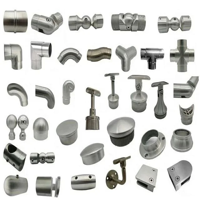 ss201 304 stair stainless steel handrail fittings/staircase accessories/stainless steel handrail accessories