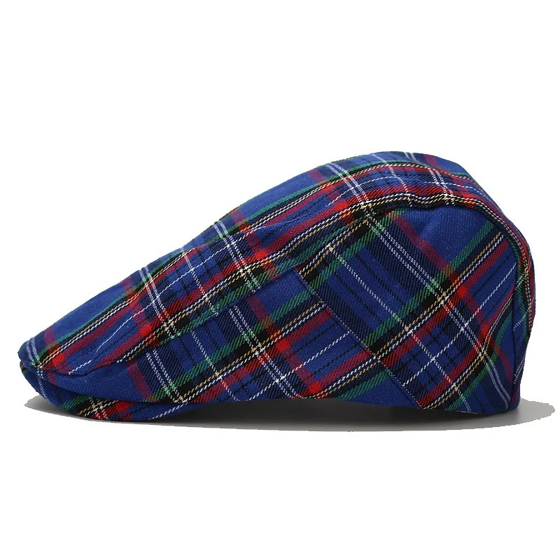 Ivy Cap Hip Hop High Quality Chic Fashion Wholesale Unisex Cabbie Custom Newsboy Wholesale Plaid Ivy Hat