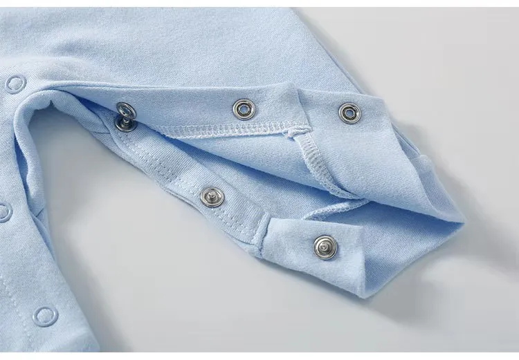 
Trade export plain cotton baby jumpsuit suit baby bodysuit 