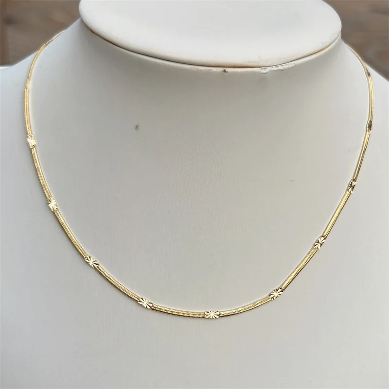 High Quality 24K Gold Plated Necklace Bulk Lot Chain 18inch 20inch Rolo Curb Figaro Jewelry Chain necklace wholesale