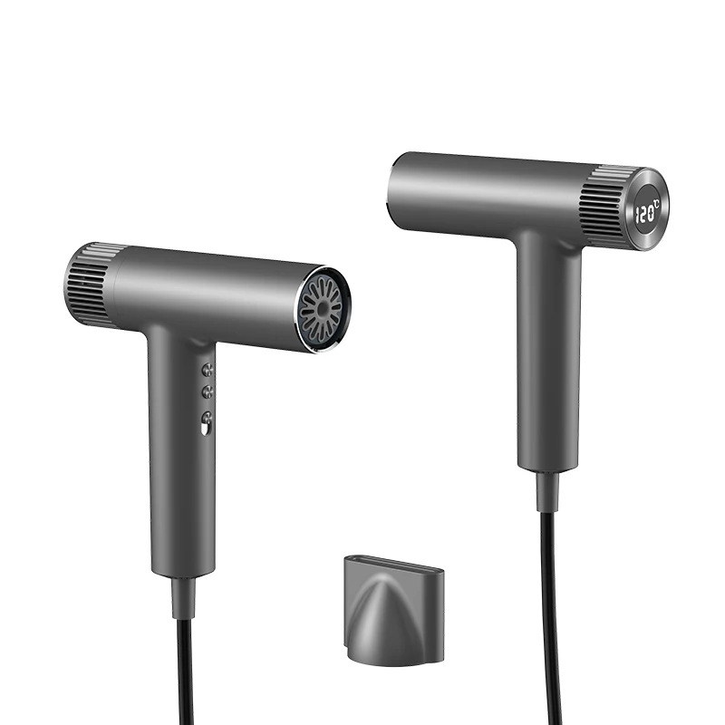 New arrival High Speed  1500 W brushless blow dryer 110000rpm with LED temperature display hair dryer