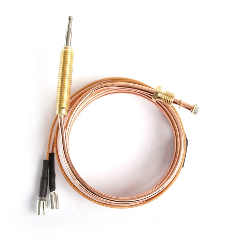 Jiali Double Wire Thermocouple With Copper Tube Safety Thermocouple For Gas Stove