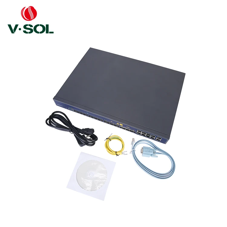 China Supplied FTTH EPON 1U 19inch L3 Route 8 SFP or SFP+ and 8GE UPLINK 8 PON Ports 1:64 Splitting Ratio GEPON OLT with CLI