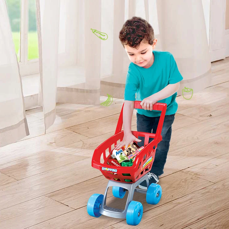  CPSTOYS игрушки для кухни и супермаркета 1 шт. с тележкой ролевых игр на
