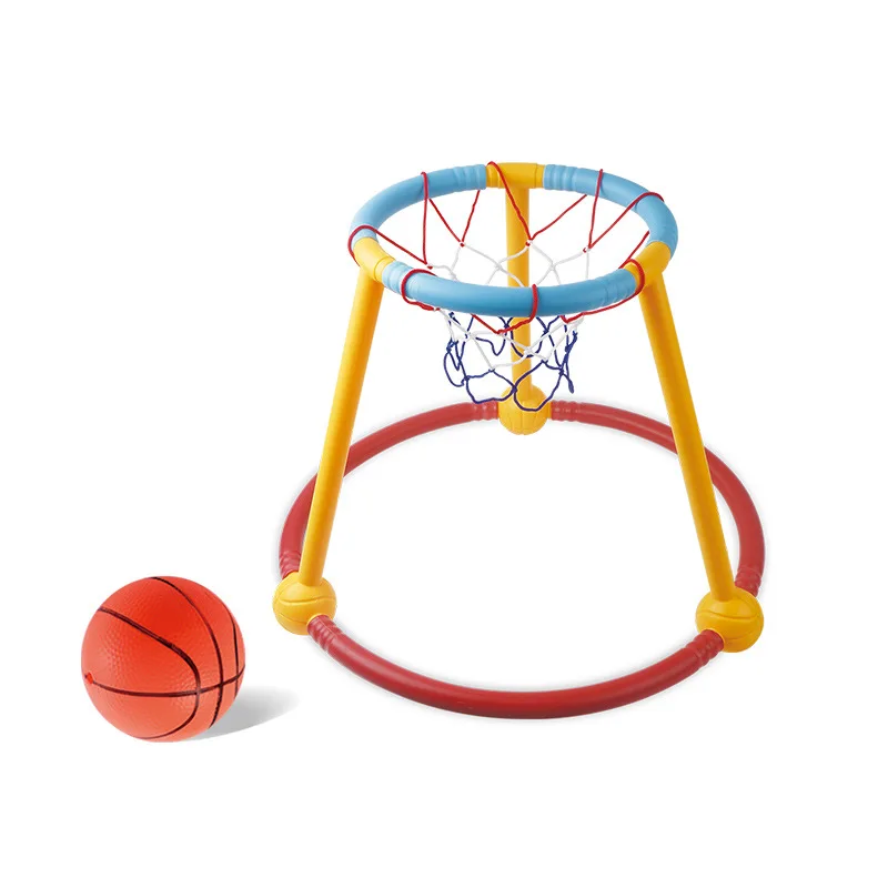 Outdoor Kids Water Play Sports Floating Water sports Basketball hoop Inflatable Ball Basket For Kids game