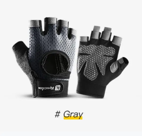 A0042 Men Women Summer Breathable Antiskid Sports Mittens Half Finger Fitness Gloves For Outdoor Cycling Skate Gym Running