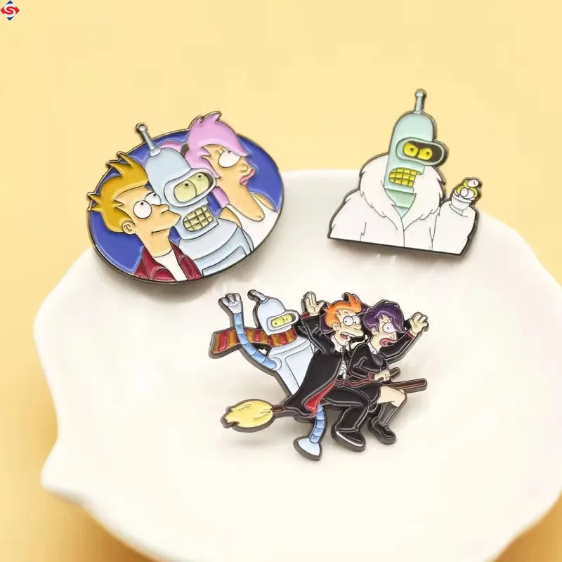 Wholesale Kids Friends Gifts Metal Pins Brass Zinc Alloy Brooch Enamel Pin Soft Lapel Badge Custom 3d Hard Enamel Pin