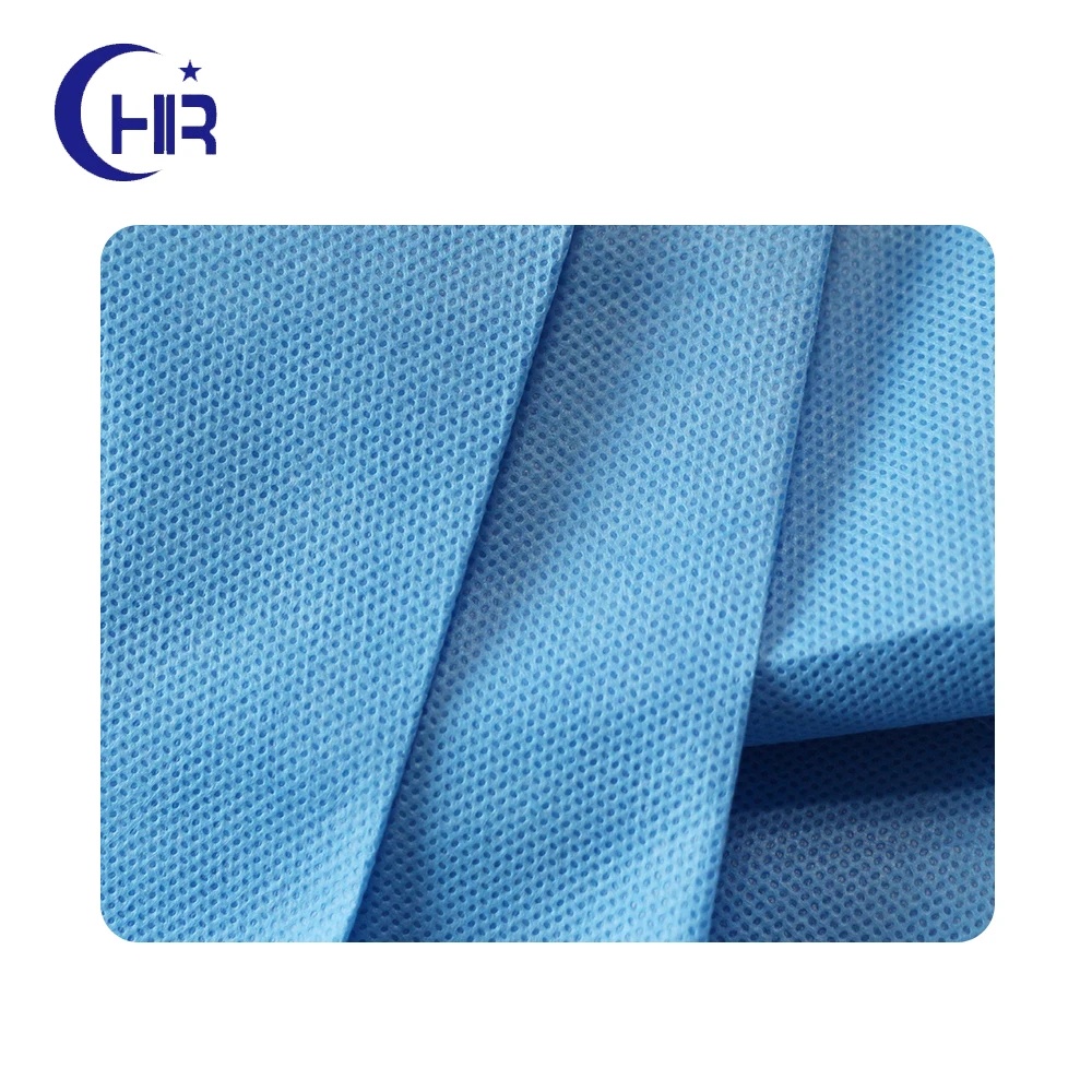 China Factory 17gsm 35gsm 1.6m Sms Non Woven Fabric Wholesale 100% Polypropylenesms Non-Woven Tnt Sms Smms Pp Nonwoven Fabric