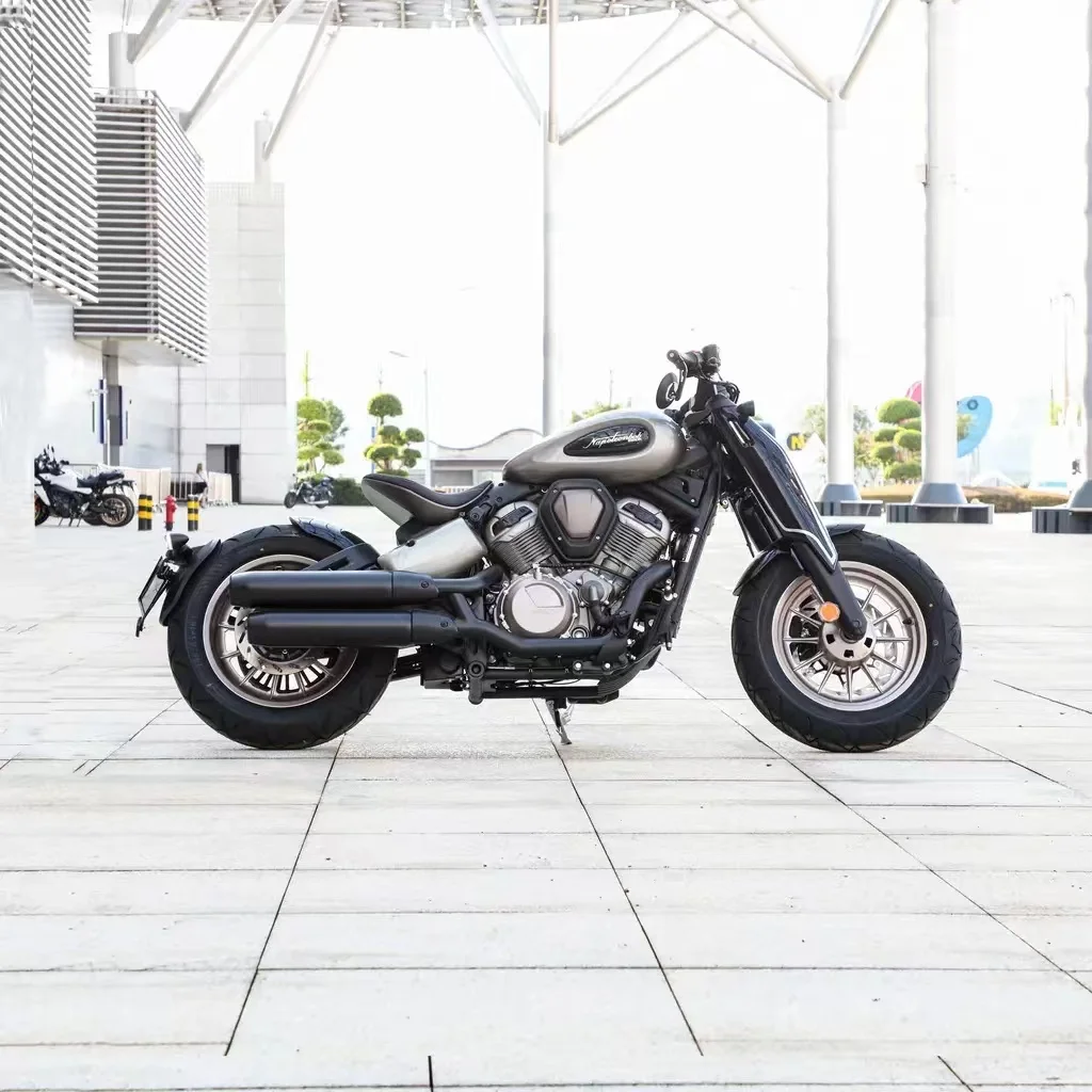 adult high configuration 37kW 160km/h Double cylinder four stroke 450cc Cruise bobber Motorcycle for BENDA napoleon450