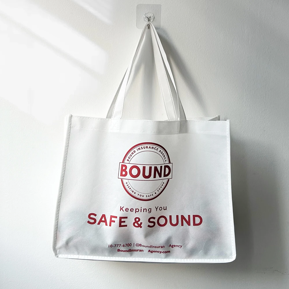 Reusable Eco Friendly Non Woven Bag Laminated Shopping Bag Non-woven Fabric Shopping Bag with Logo