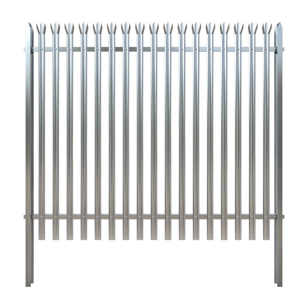 Ultimate security fencing solution 2.4m galvanized palisade fencing