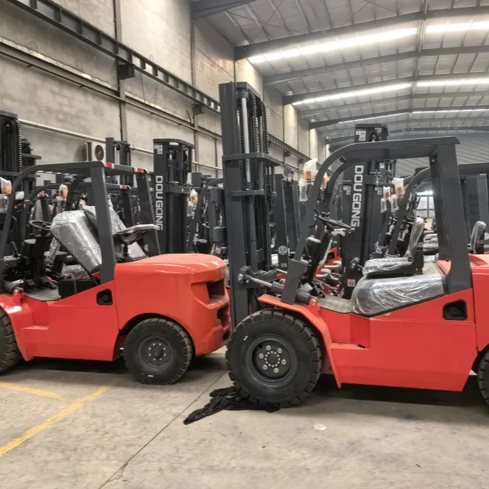 Pangolin Easy Control Sitting Driving Style Four Wheel Electric Truck Counterbalanced Hydraulic Forklift Electric