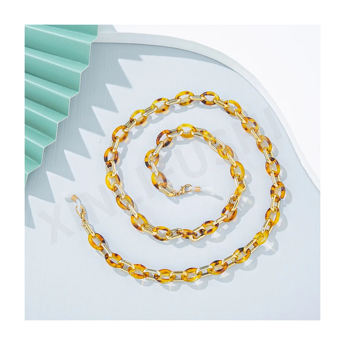 Tiny Acrylic Glasses Chain Women Mask Strap Necklace Face Mask Holder Fashion Eyewear Accessories Sunny Cord Landyard