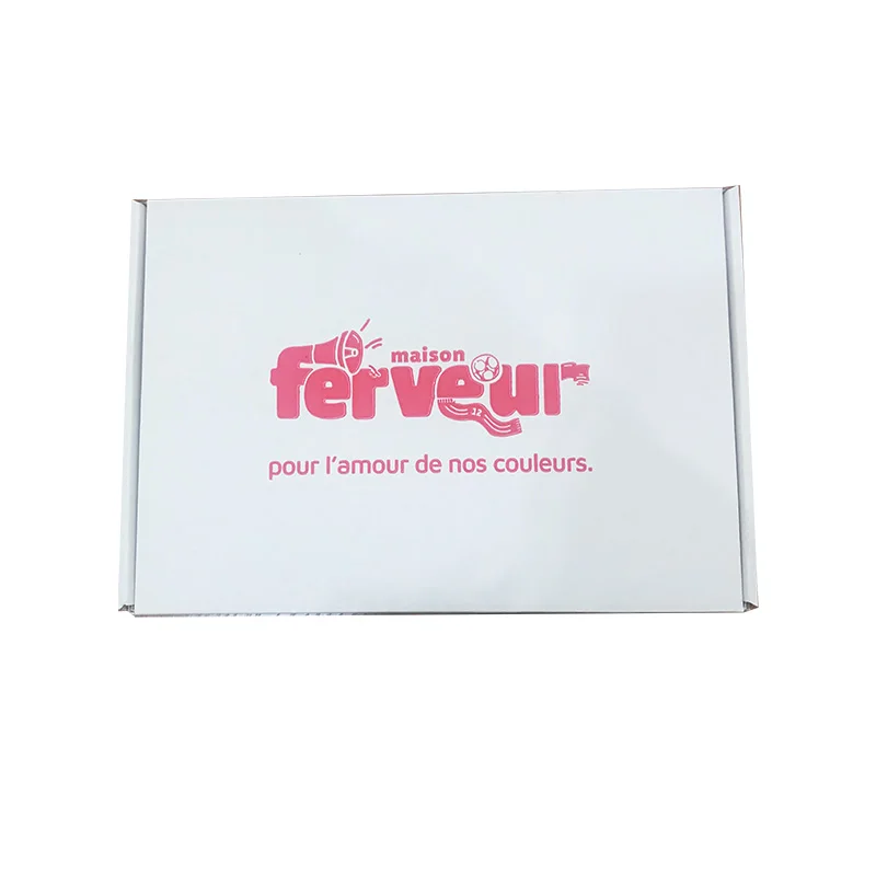 Biodegradable Shipping Hot Selling Double Sided Printing Personalized White T-shirt Mailer Box for Clothing