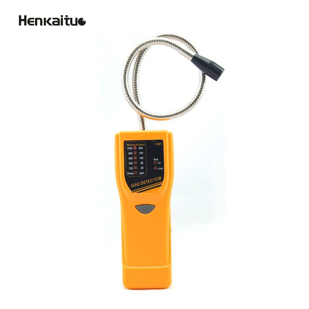 AZ7201 High Quality Handheld Type Combustible Gas Leak Detector Checking Methane and Propane Gas Leakage  Meter