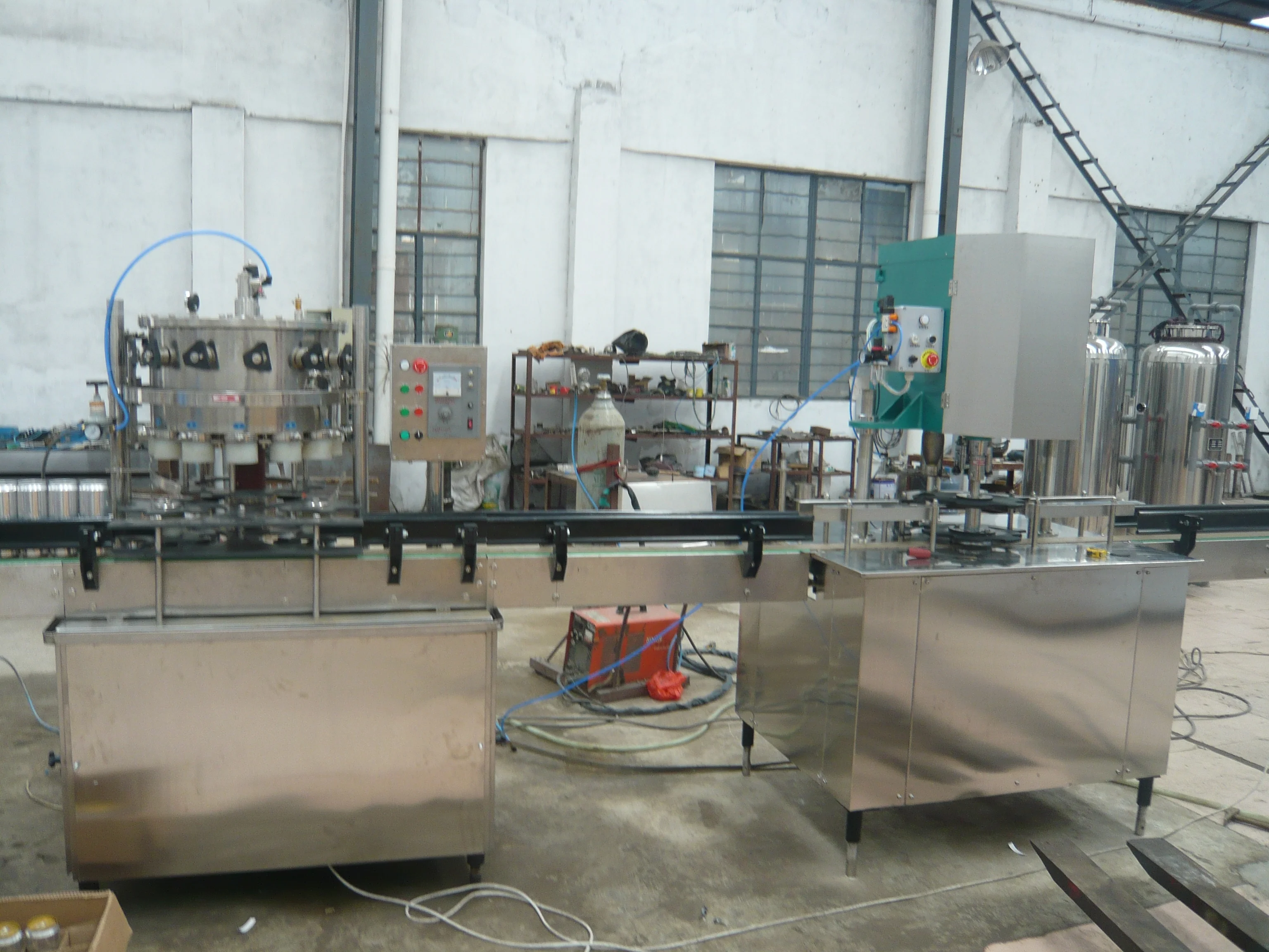 
Automatic 2-in-1 aluminum cans carbonated Beverage/Gas Drink Filling Line/Machinery 