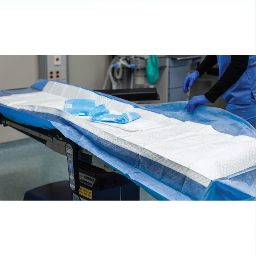 Hospital Medical Absorbent Non-Woven Sheet Disposable Bed Sheet Operating Room Use