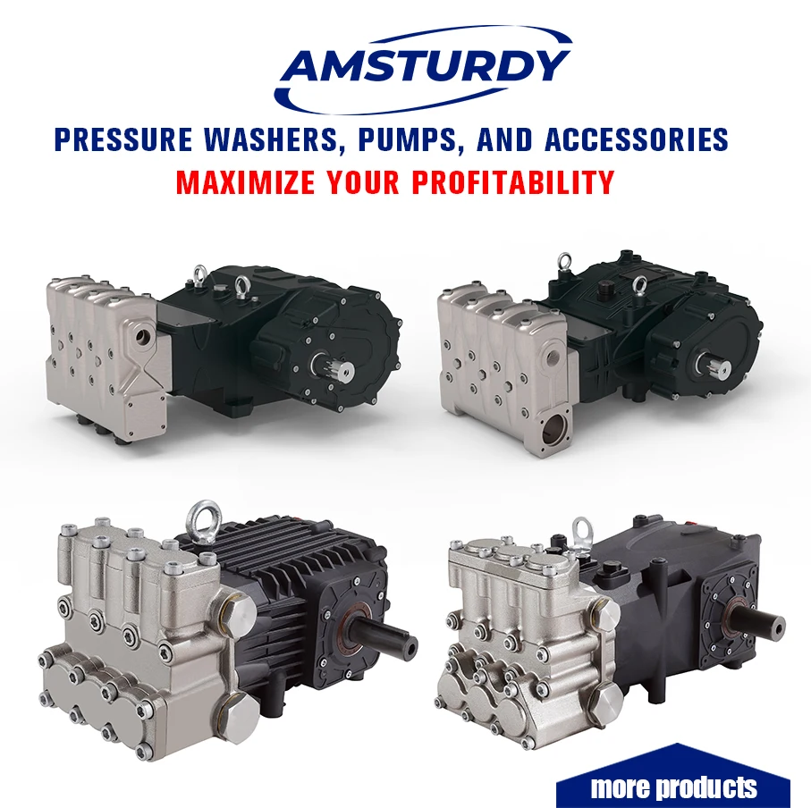 Амкрепкий 10 МПа 38gpm 1450psi триплекс плунжерный насос мойка давления