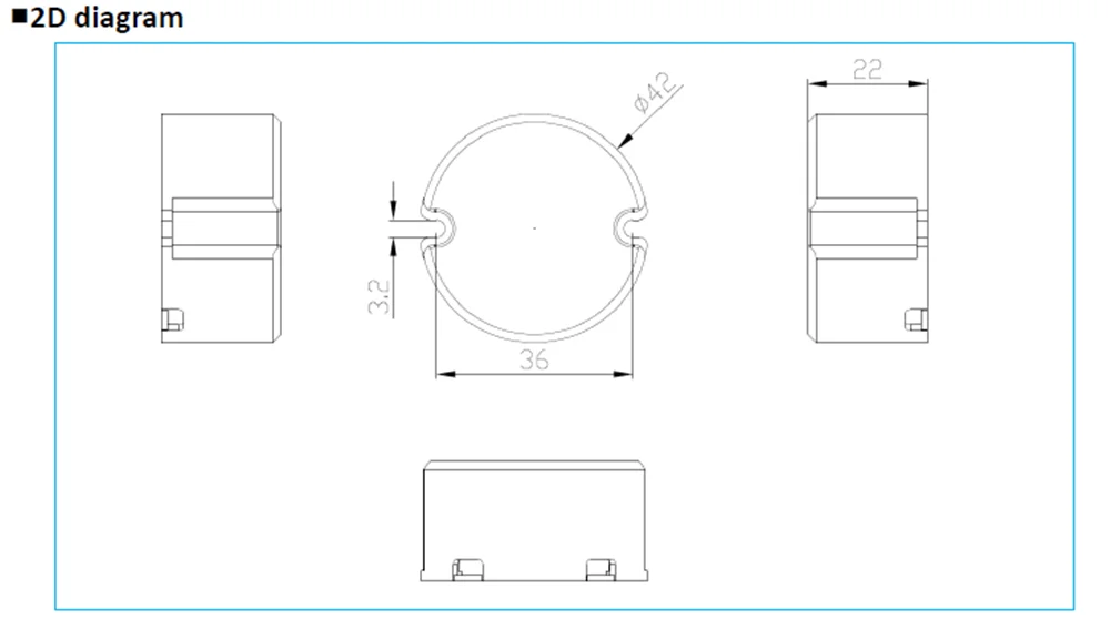 Eaglerise constant current 220-240VAC LED power supply Class II,SELV,Built-in LED driver