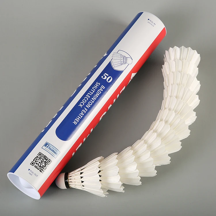 high quality duck feather shuttlecock badminton equal to victor tournament