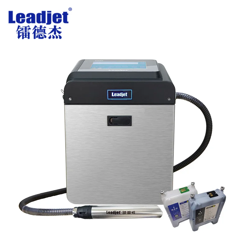 Small Character Continuous Inkjet  Batch Coding Printing Machine Printer For Beverage/Cosmetic Industry