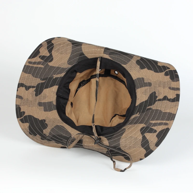 Wholesale High Quality Custom Logo Design Blank Plain Fly Camouflage Fishing Fisherman Hats For Men