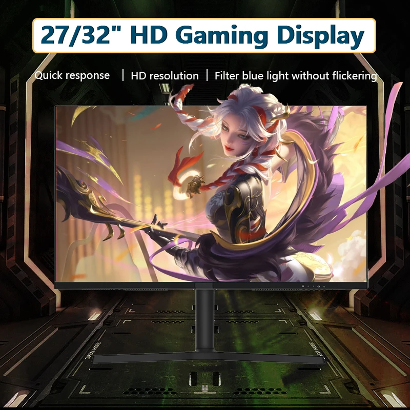 32 inch 4k 60hz gaming monitor 3820*2160 1ms 120%sRGB IPS Flat Screen desktop pc monitor