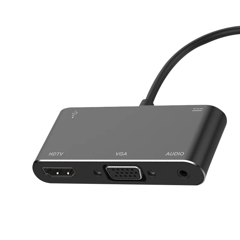 1080P Converter  USB-C to HD-MI TV Media VGA 2K Adapter 3.1 Type C to TV Cable