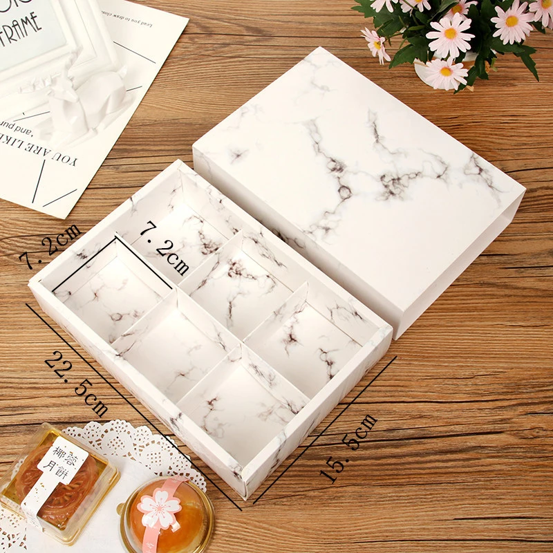 White Cake Sweet Drawer Box Baking Special Biscuit Macaron Packaging Paper Custom Pastry Box