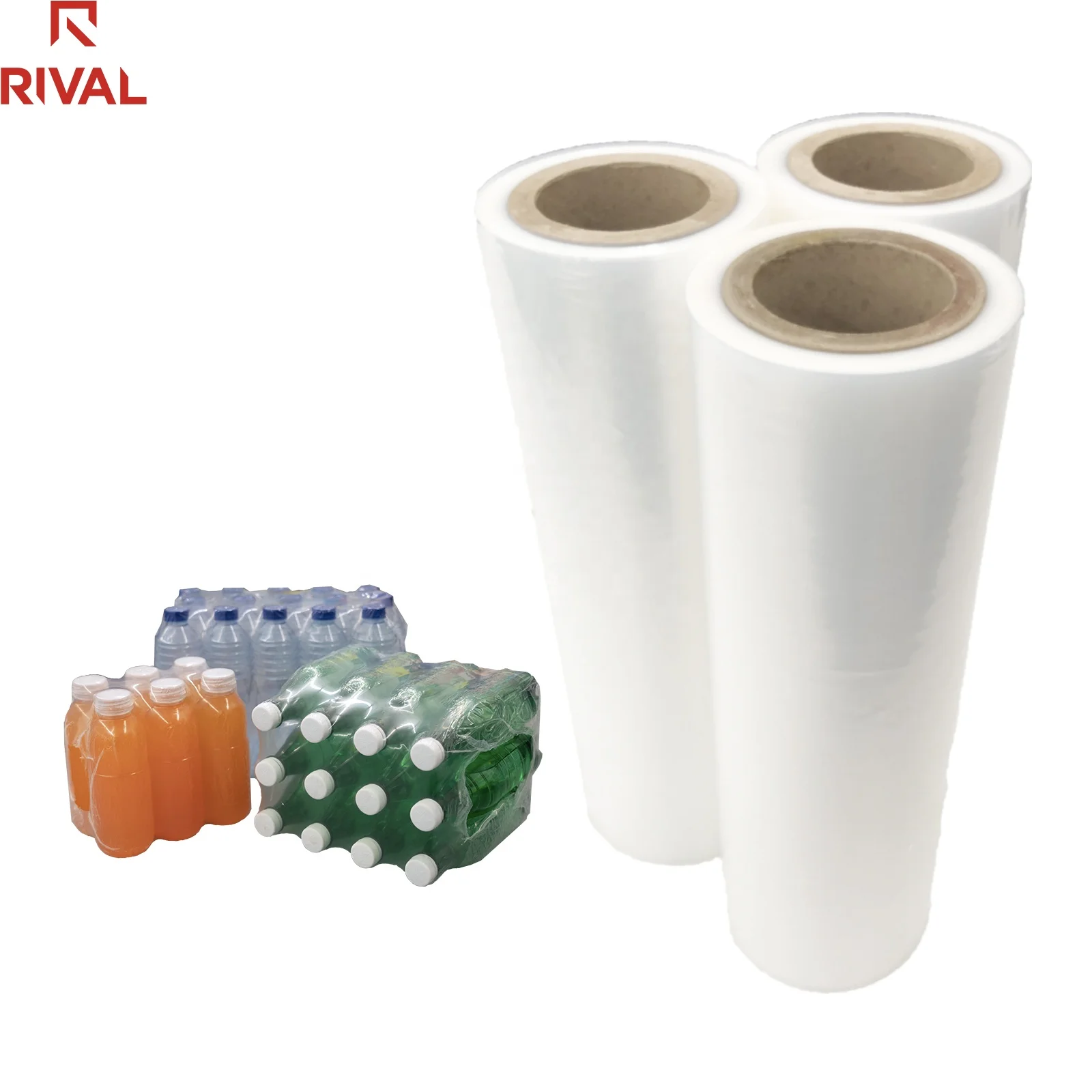 Heat Shrink Film Plastic Film For Bottle Shrink Wrap Sleeves Wrapping Film Roll
