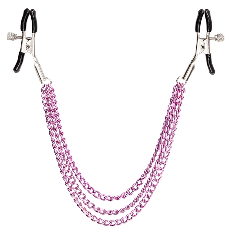 SM Game Play Erotic nipple clip bdsm sex toys clamp purple Multiple