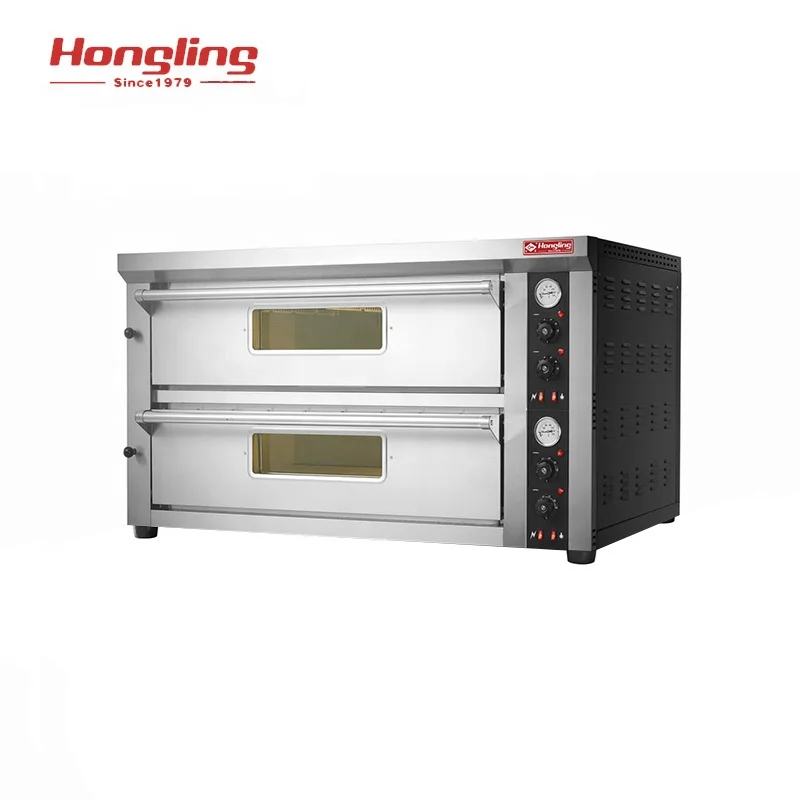 PZE-401 industrial baking pizza bread four trays 13 inch electric pizza deck oven