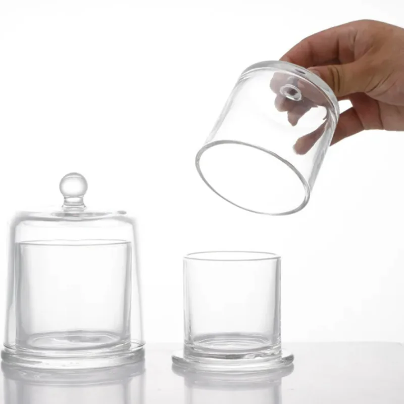 Vintage Cloche Glass Butter Dish Glass Container for Jelly Jam Candy Butter Marshmallow